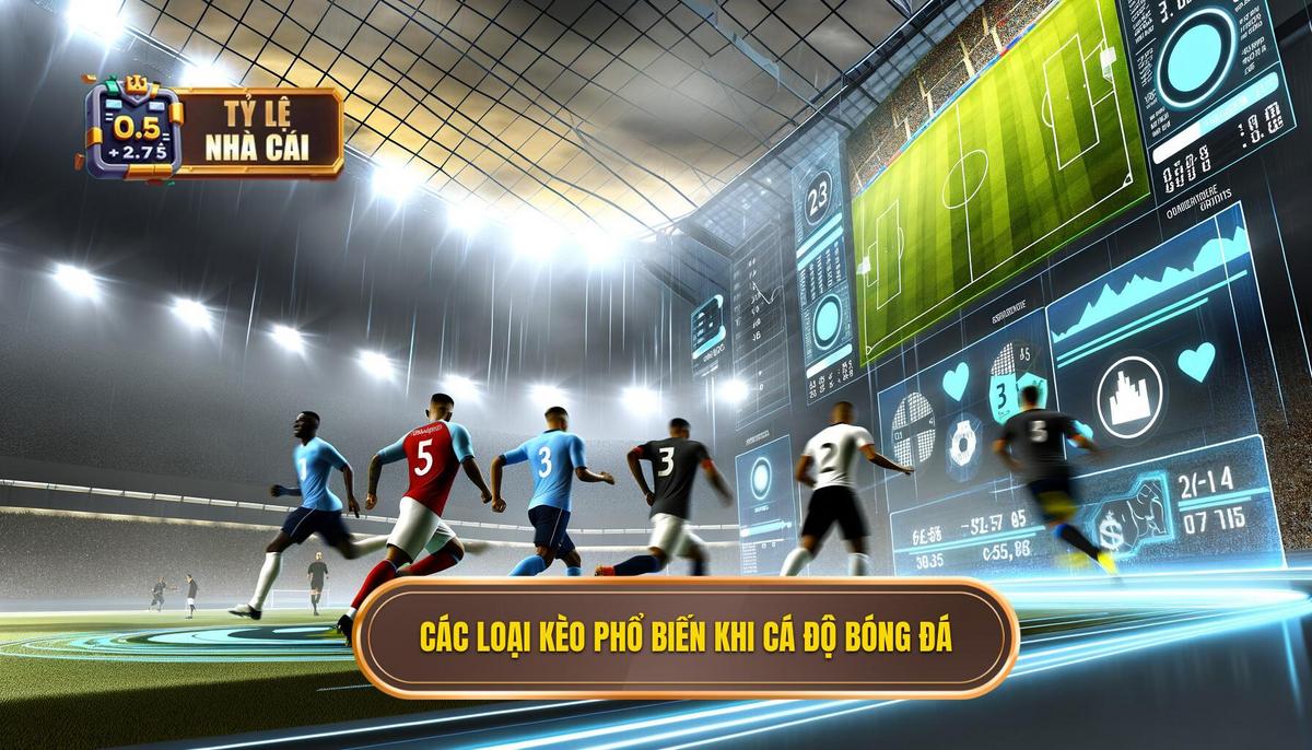 Các loại kèo thường gặp trong bóng đá trực tuyến
