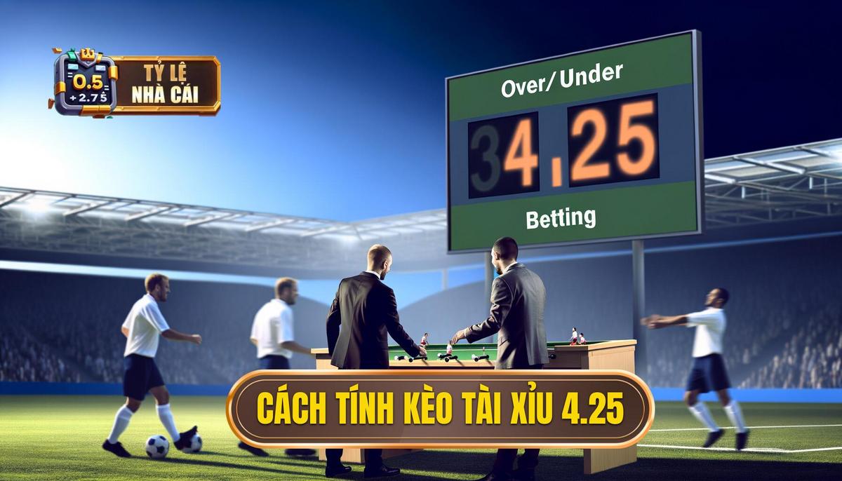 Cách tính thắng thua khi chơi kèo tài xỉu 4.25
