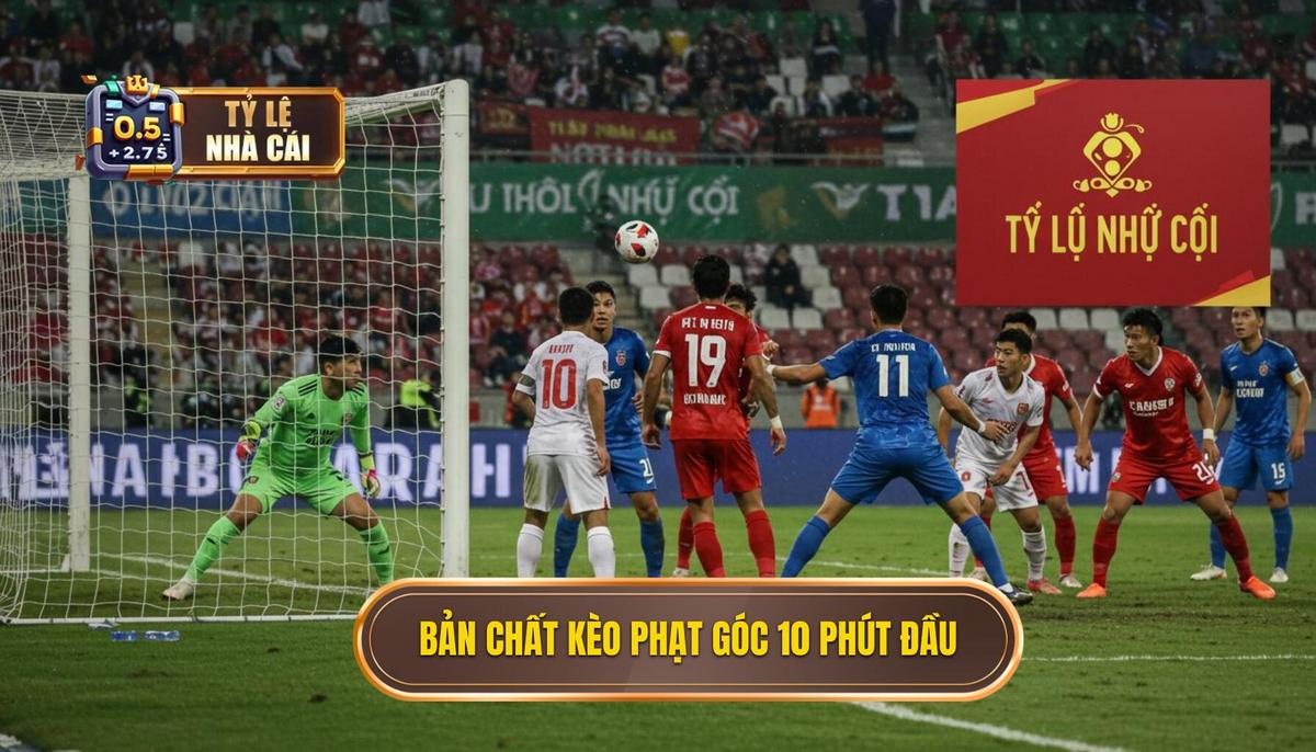 I. Bản Chất của Kèo Cược Đội Nhận Quả Phạt Góc Trong 10 Phút Đầu