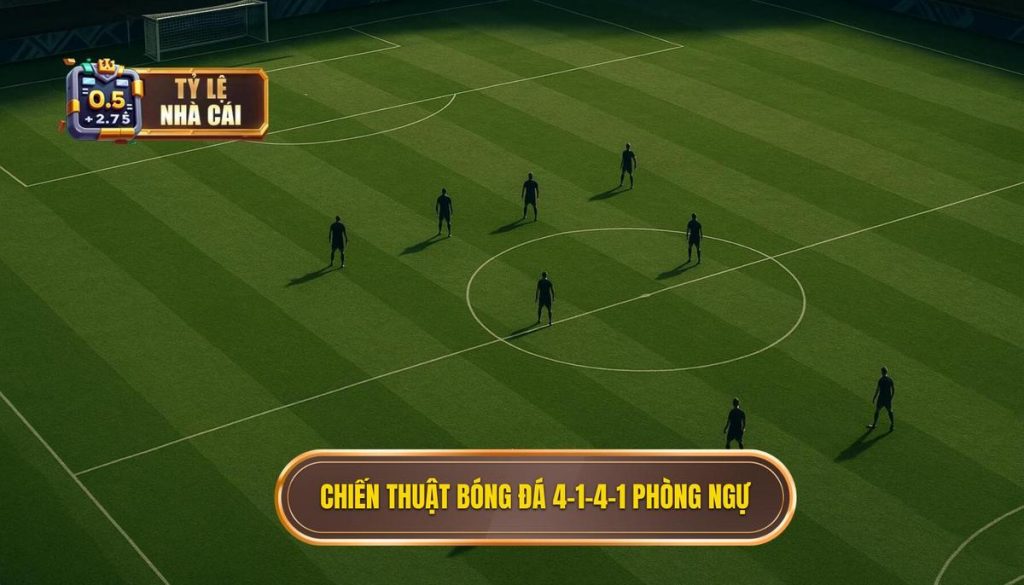 Chiến thuật bóng đá 4-1-4-1 phòng ngự