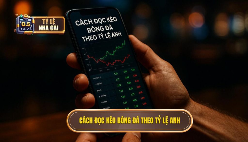 Cách đọc kèo bóng đá theo tỷ lệ Anh