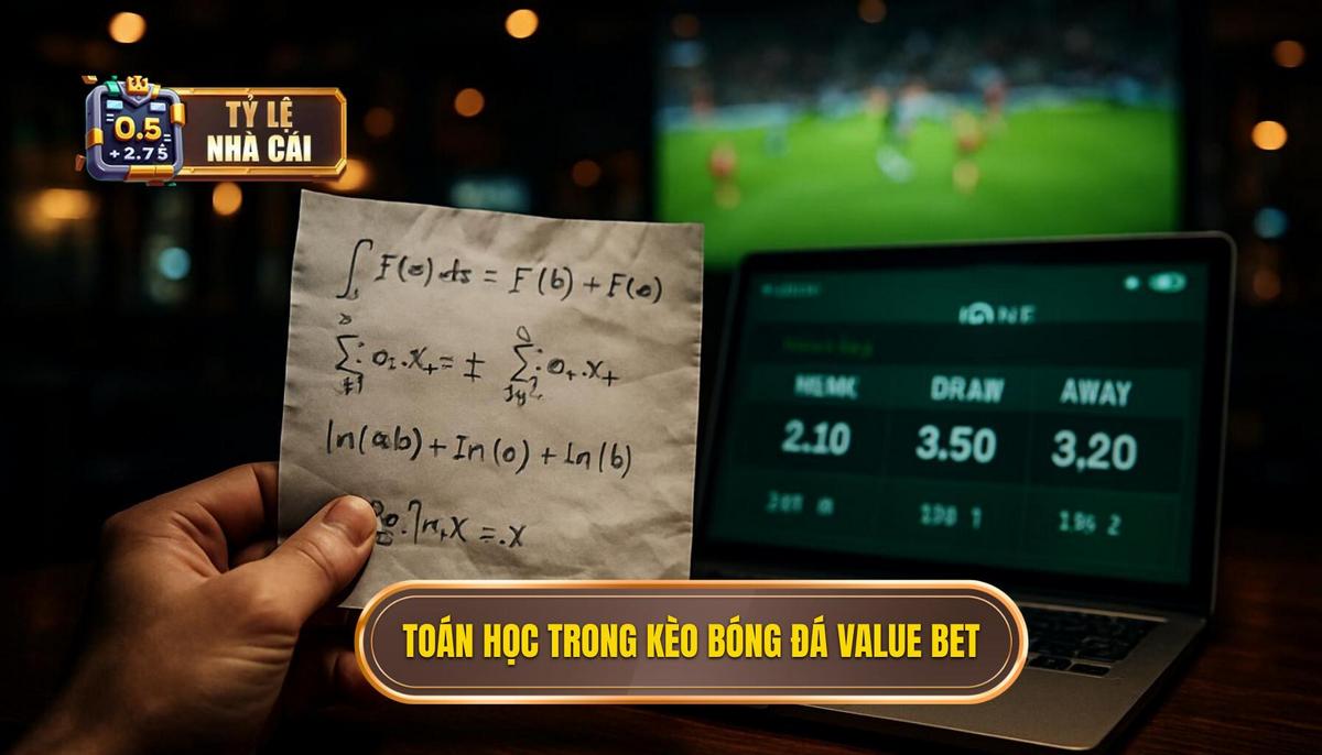 Bản chất toán học đằng sau kèo bóng đá value bet