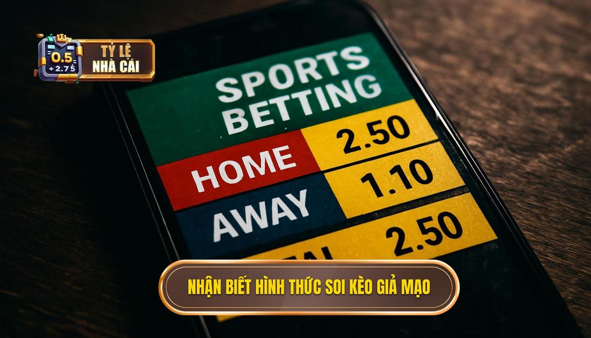 Dấu hiệu nhận biết các hình thức soi kèo giả mạo
