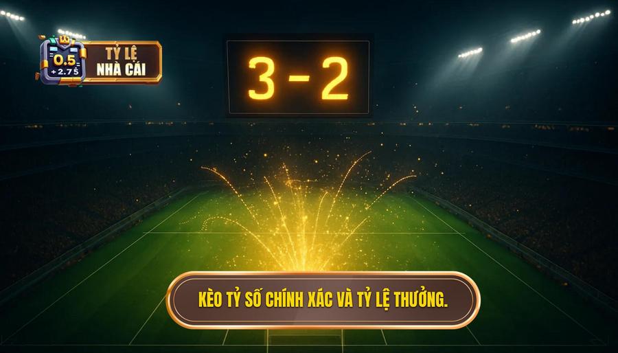 1. Kèo tỷ số chính xác và tỷ lệ thưởng.