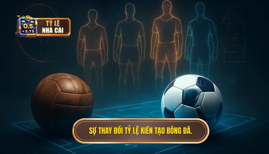 3. Sự thay đổi tỷ lệ kiến tạo bóng đá.