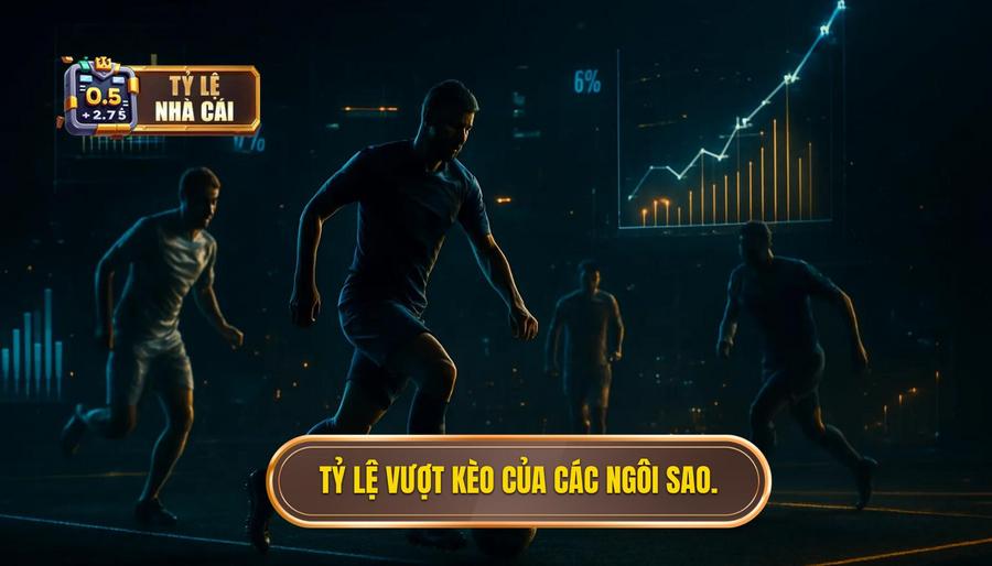 3. Tỷ lệ vượt kèo của các ngôi sao.